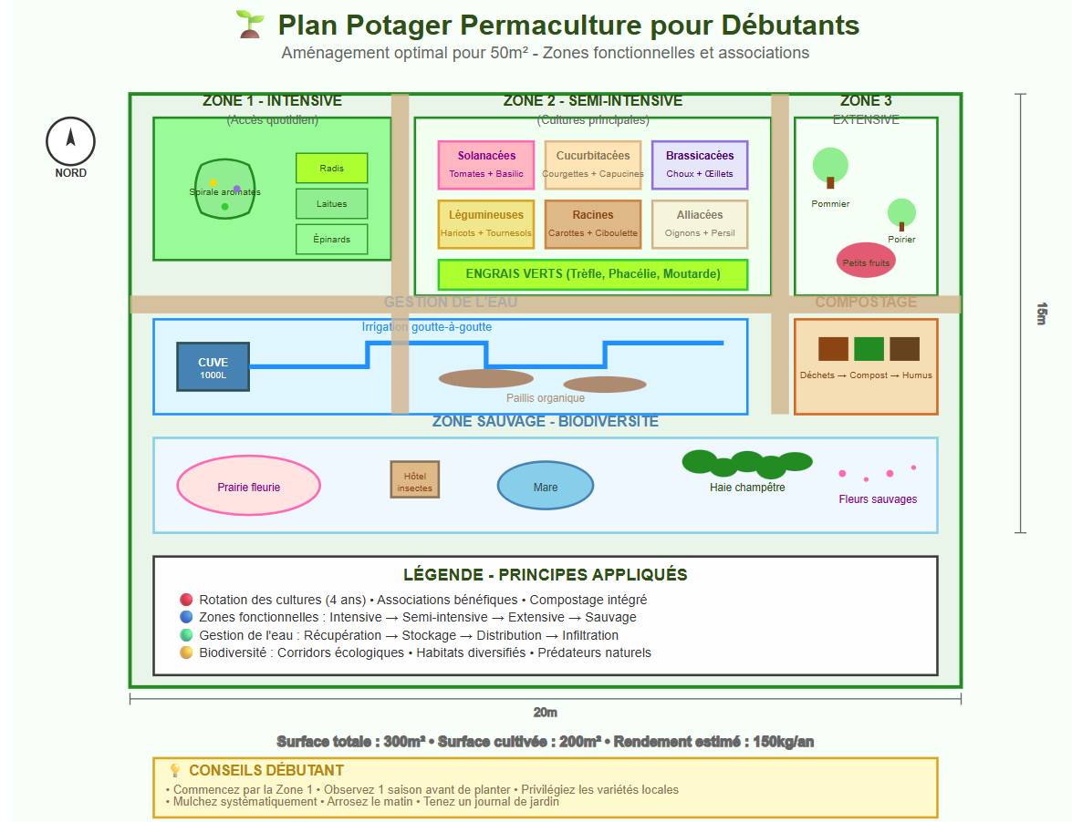 plan potager permculture