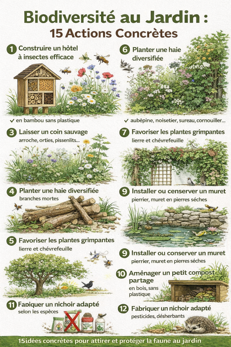 Biodiversidad en el jardín_ 15 acciones