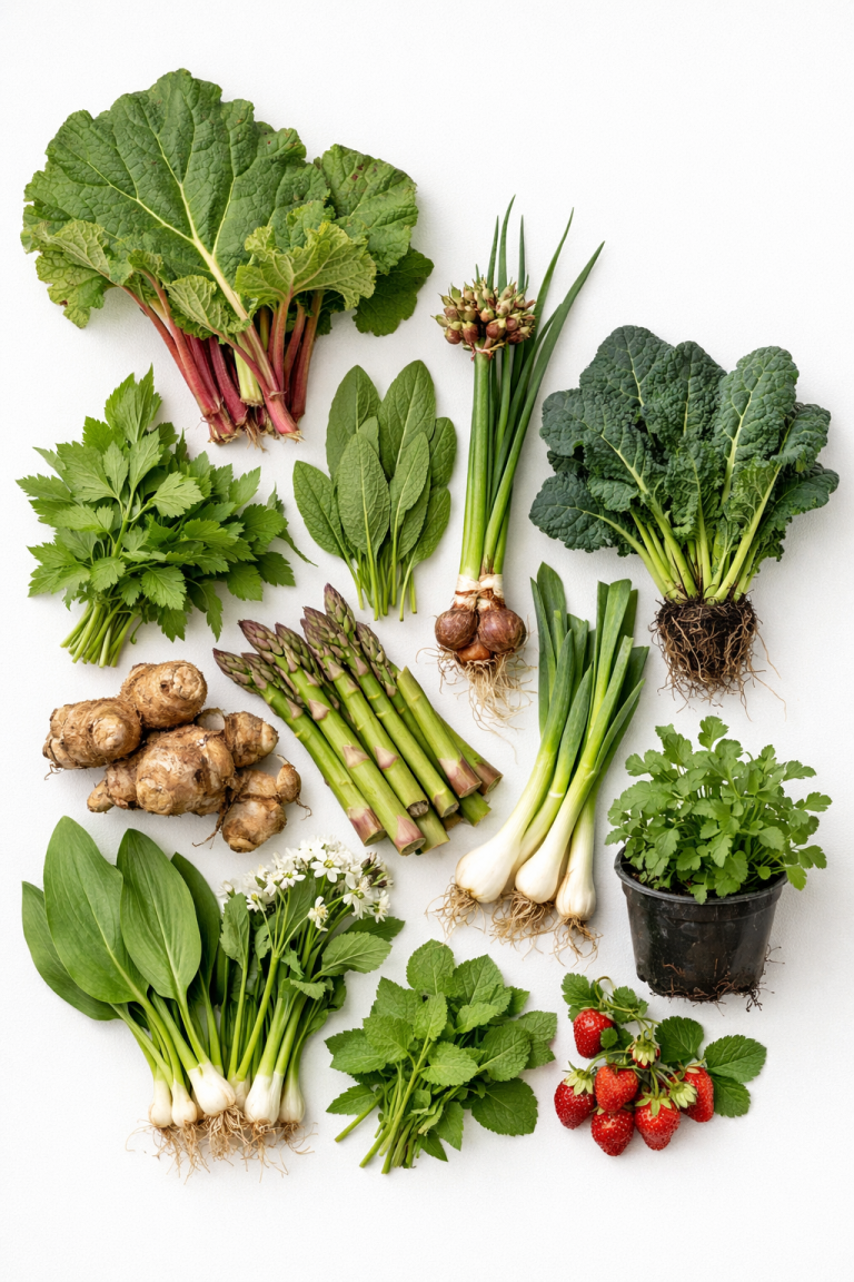 Légumes perpétuels : top 15 à planter une fois pour récolter des années