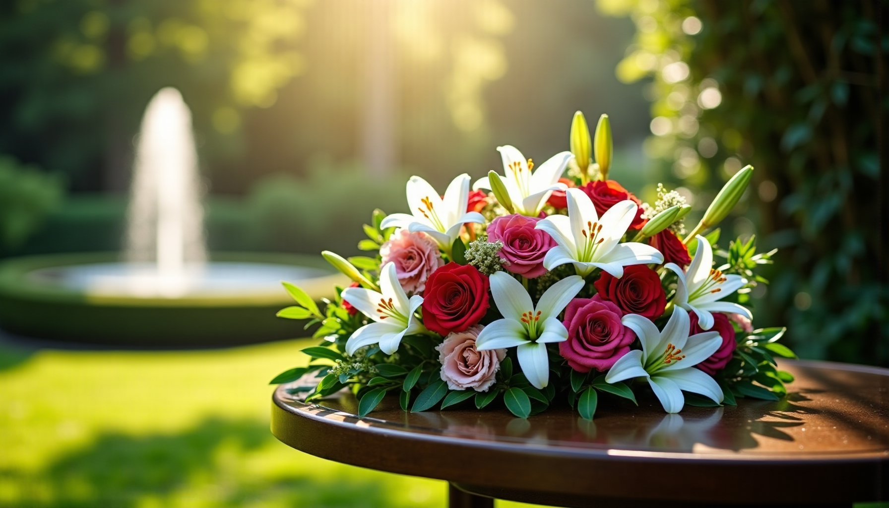 Illustration : la nature de votre relation avec la personne — fleurs pour un enterrement ?