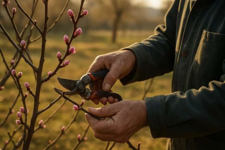 Calendrier de taille des pêchers mois par mois : que faire en janvier, février, mars ?