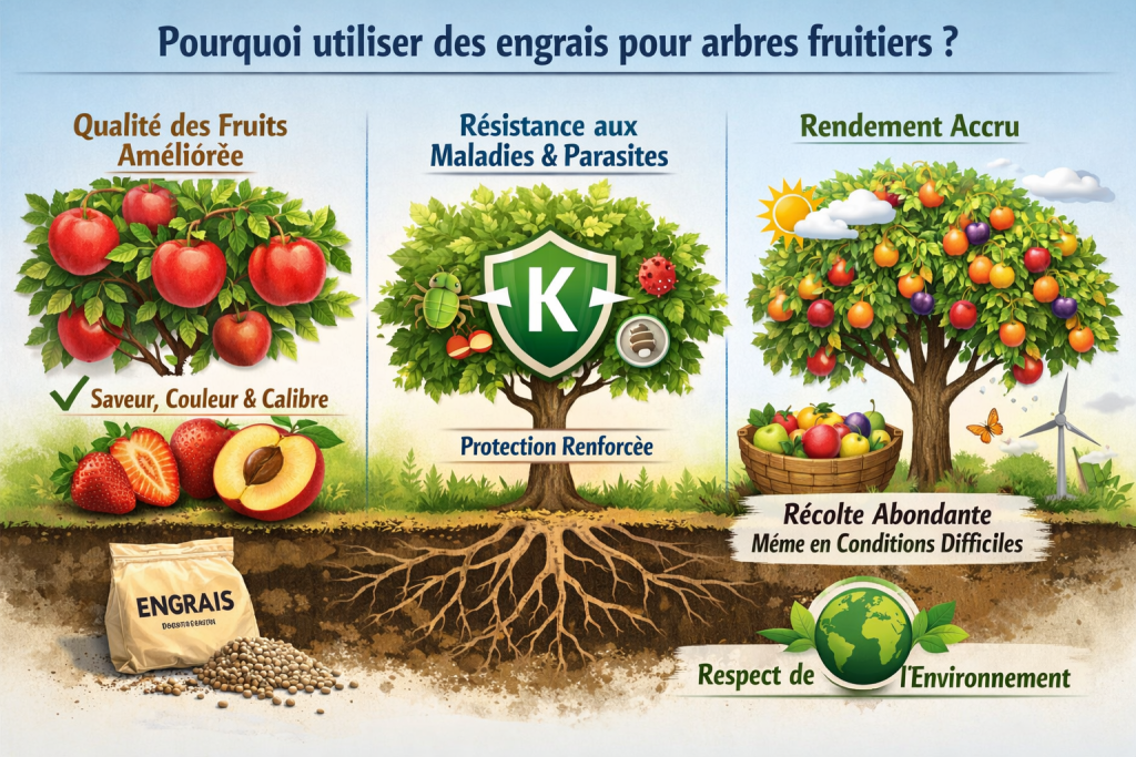 Pourquoi utiliser des engrais pour arbres fruitiers 