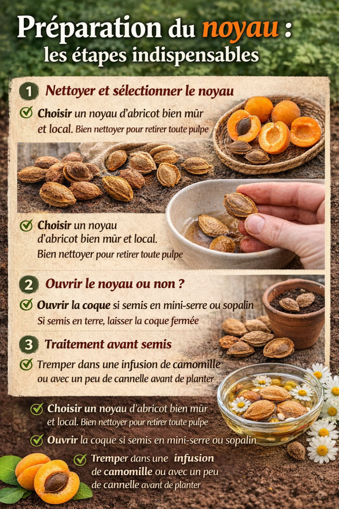 Préparation du noyau  les étapes indispensables