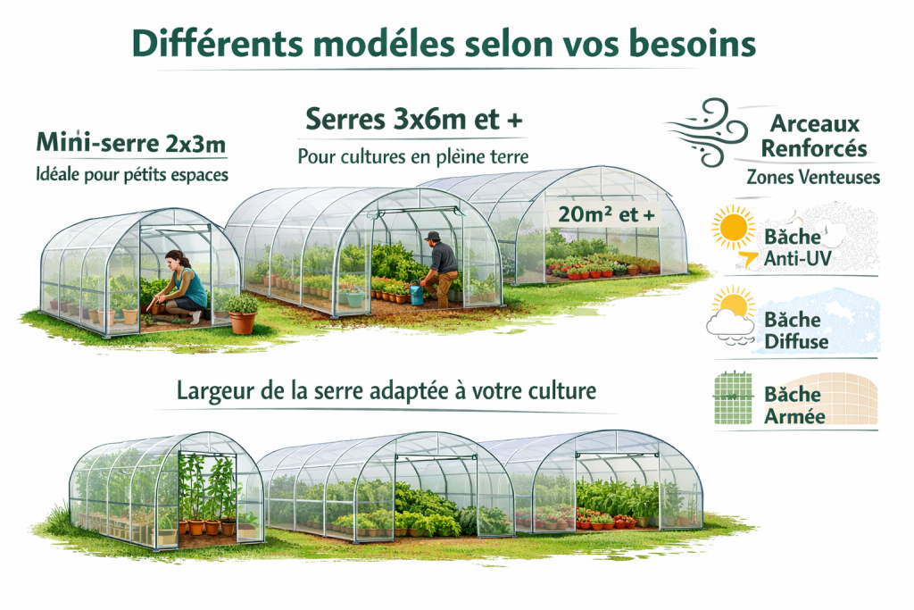 Différents modèles selon vos besoins