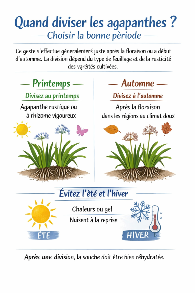 Quand diviser les agapanthes  choisir la bonne période
