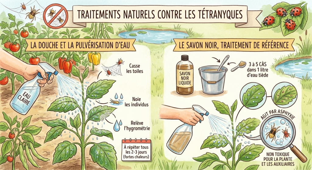 Traitements naturels contre les tétranyques