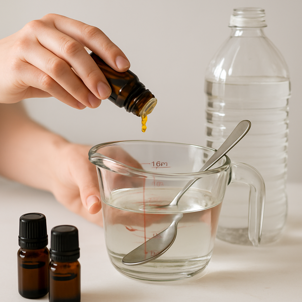Mélange huiles essentielles + vinaigre blanc : méthode facile