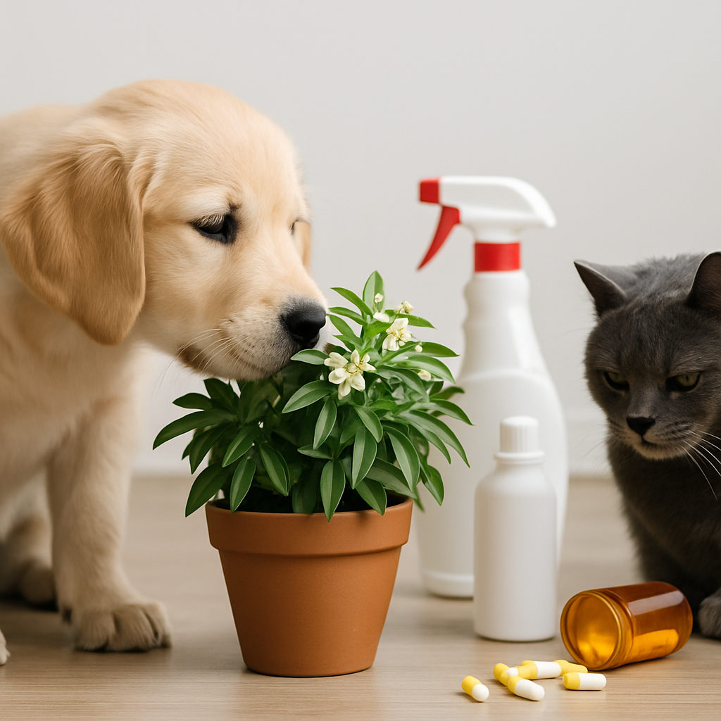 Risques pour chiens, chats et autres animaux domestiques