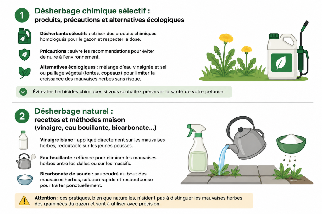 Les différentes techniques de désherbage