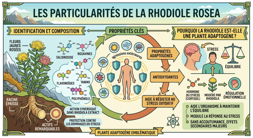 Les particularités de la rhodiole rosea