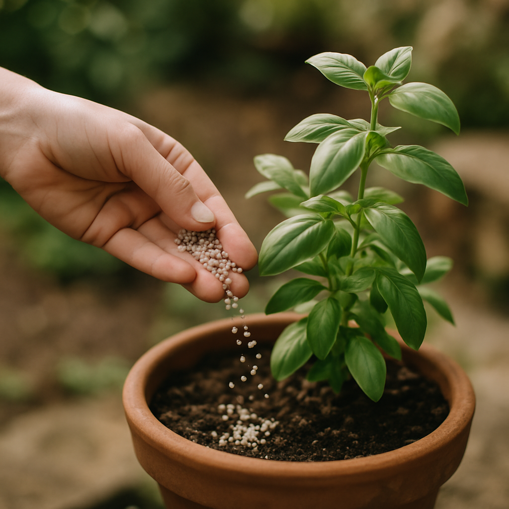 En pot, fractionnez vos apports (engrais liquide ou granulés, dosés à 1/3 des quantités classiques, 