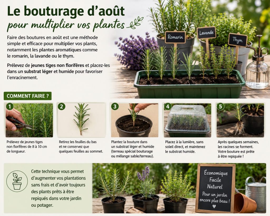Le bouturage d’août pour multiplier vos plantes