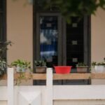 Balcon aménagé avec de nombreuses plantes en pot